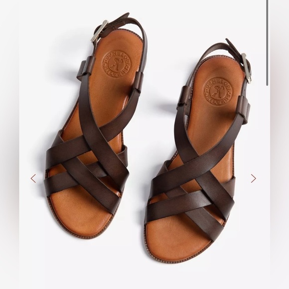 NWOB Penelope Childers- Buttercup Sandals in Color Bitter Chocolate. Size EU 36 - Picture 3 of 11